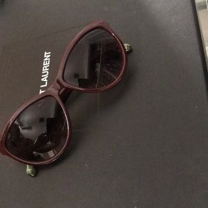 Garnet cateye-ish sunglasses